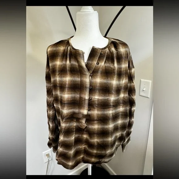 Zara plaid blouse - Picture 12 of 13